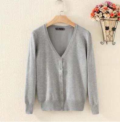 2016  autumn and winter new arrival colors women sweater plus  size    v neck  knitted   cardigan 3XL