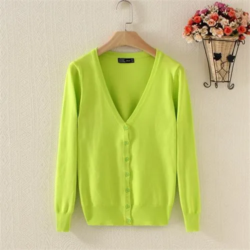 2016  autumn and winter new arrival colors women sweater plus  size    v neck  knitted   cardigan 3XL