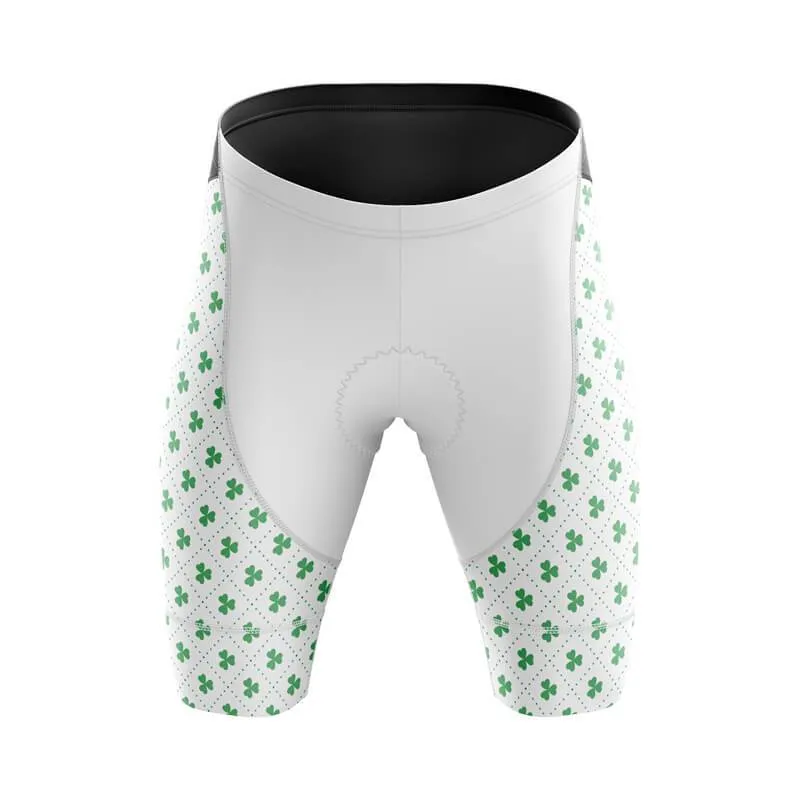 3 Leaf Clover Pattern Bib & Shorts