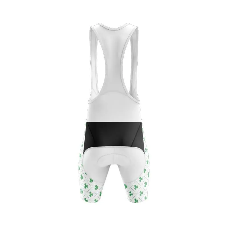 3 Leaf Clover Pattern Bib & Shorts