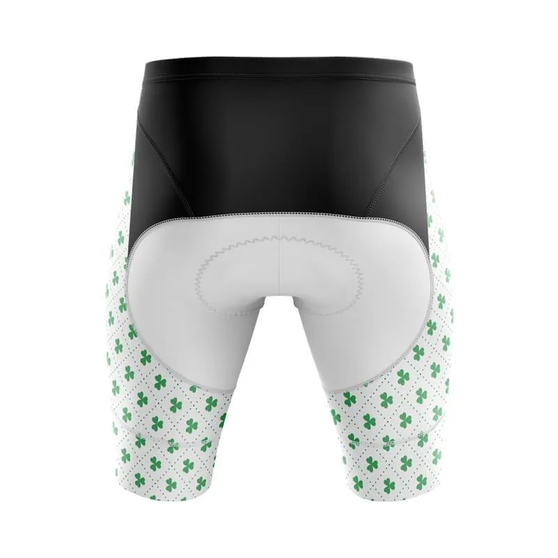 3 Leaf Clover Pattern Bib & Shorts