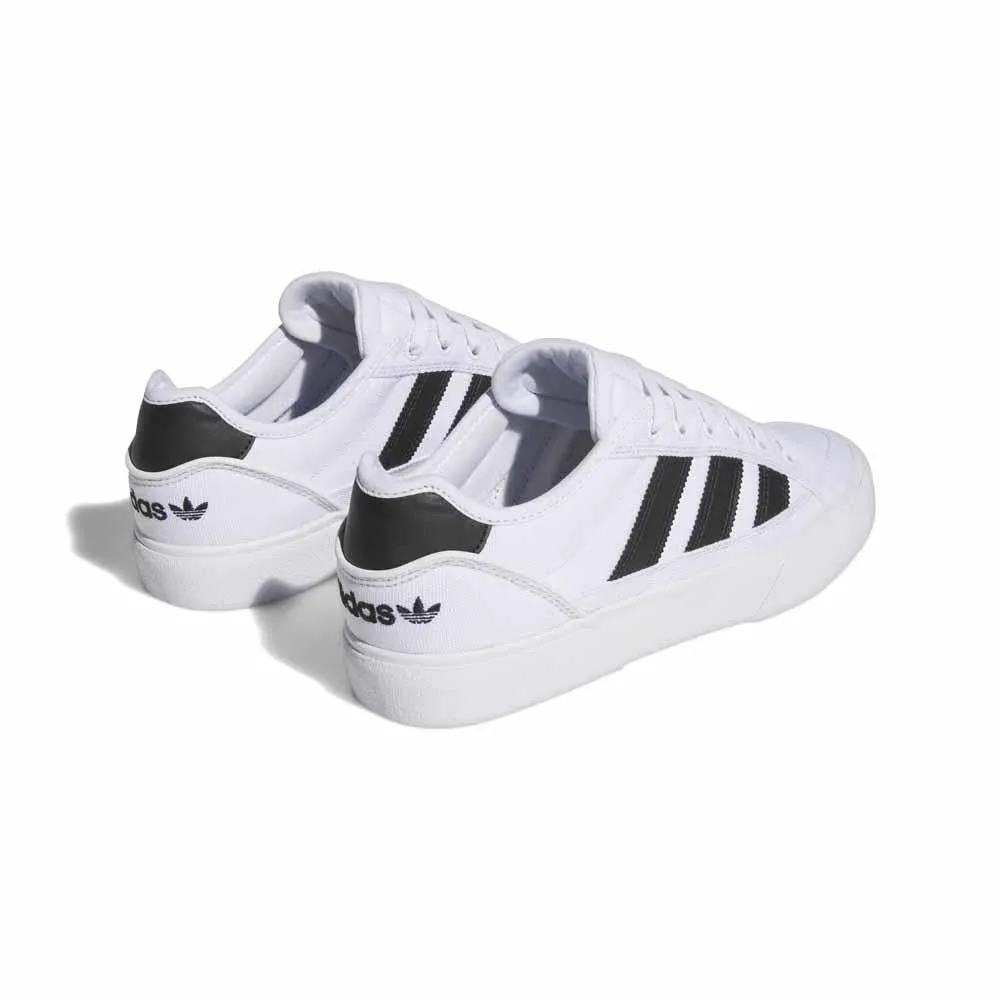 Adidas Skateboarding Court TNS Premier White Black Gold Skate Shoes