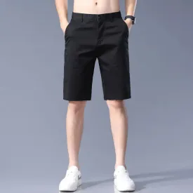 Advbridge -  Shorts Men Japanese Style Polyester Running Sport Shorts for Men Casual Summer Elastic Waist Solid Color Shorts Clothing E58