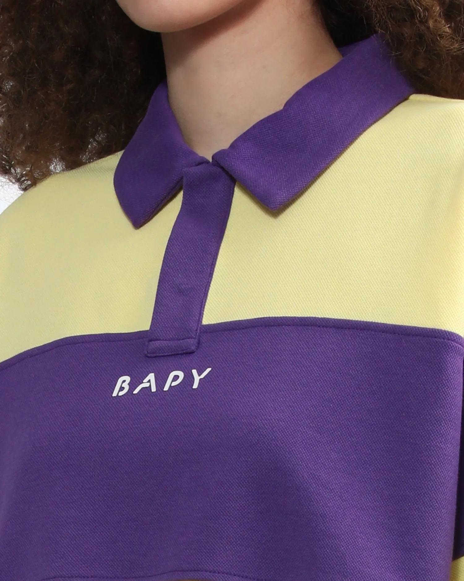 BAPY COLOR BLOCK POLO LADIES