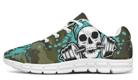 Camoturquoise Splat Skull