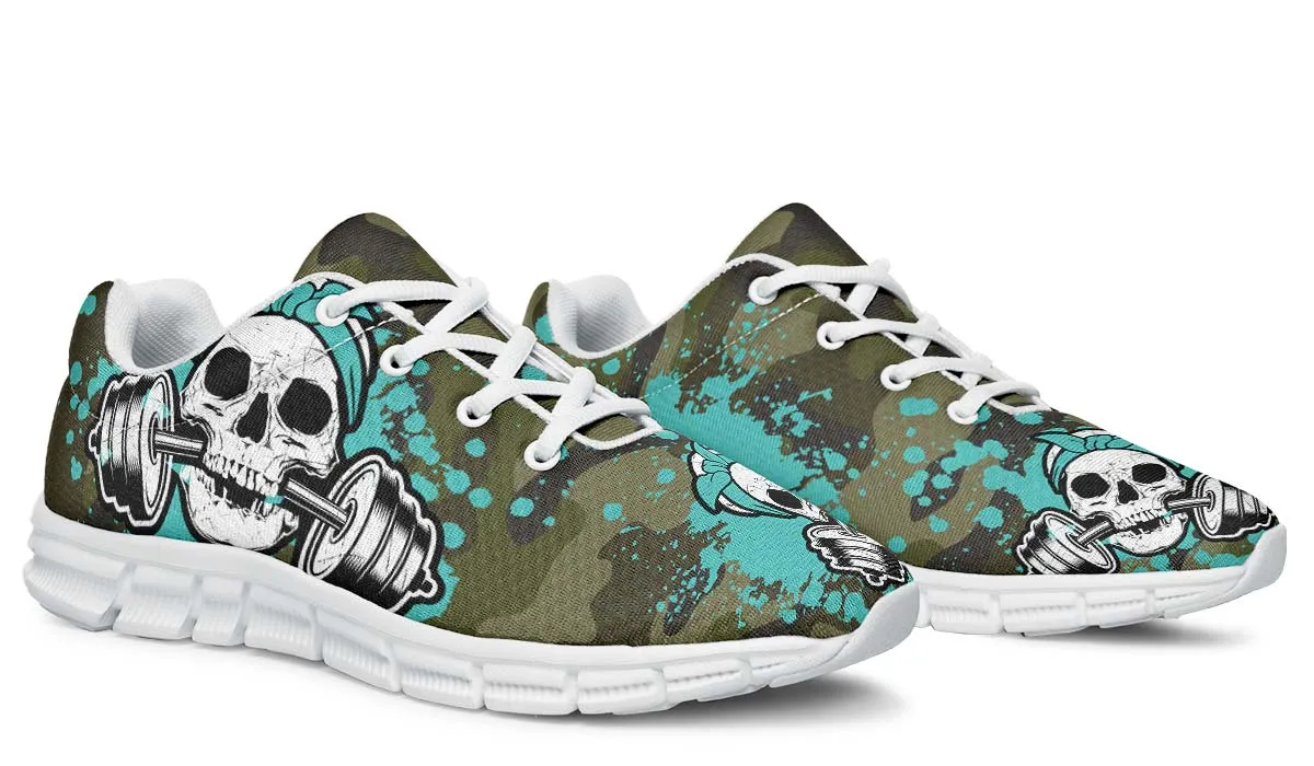 Camoturquoise Splat Skull