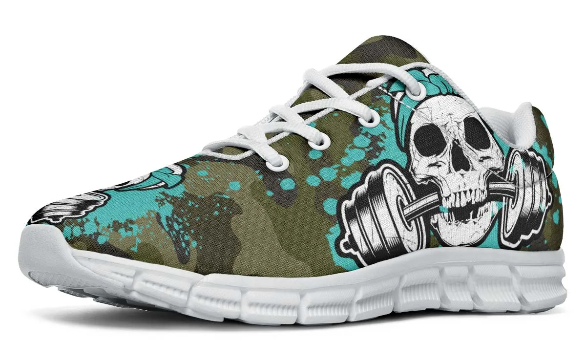 Camoturquoise Splat Skull