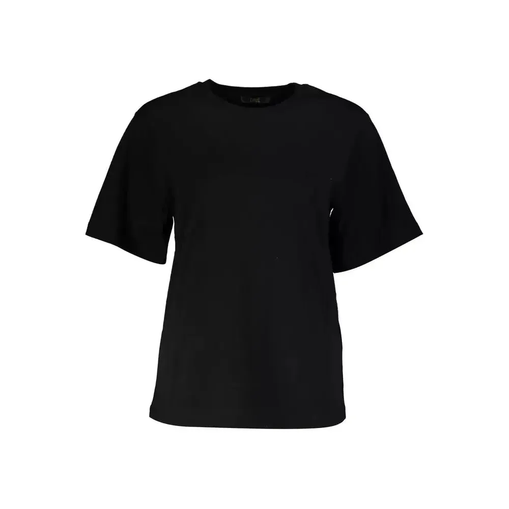 Cavalli Class Black Cotton Women T-Shirt