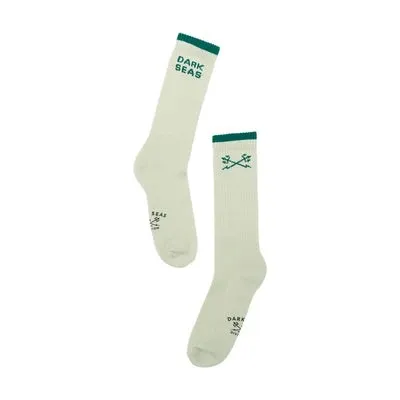 DARK SEAS HELBERTA SOCKS VANILLA/GREEN