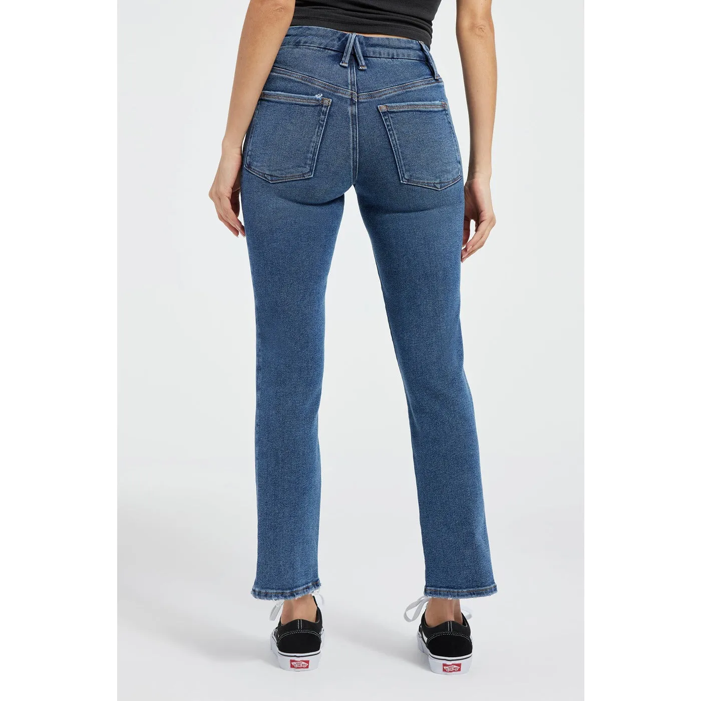 GA Straight Legs Stretchable Blue Jeans