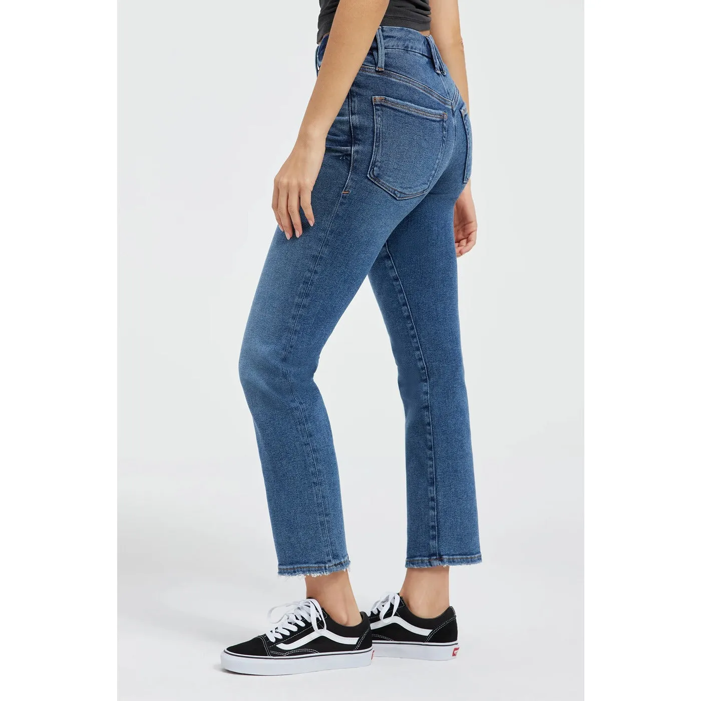 GA Straight Legs Stretchable Blue Jeans