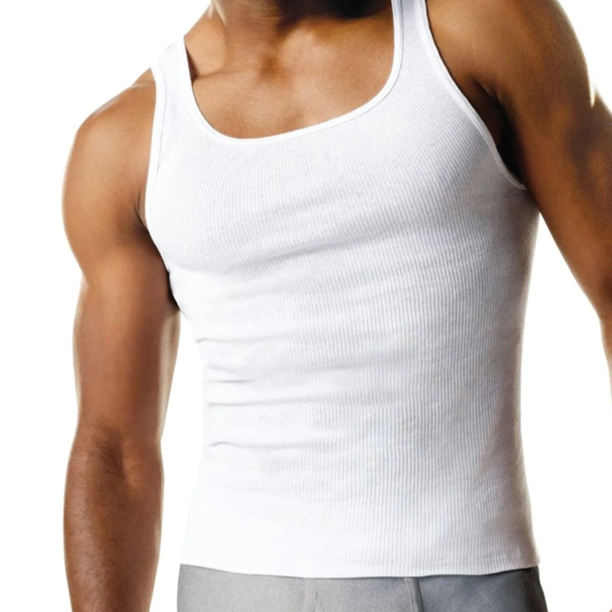 Hanes | 2-Pack White Tank Tops