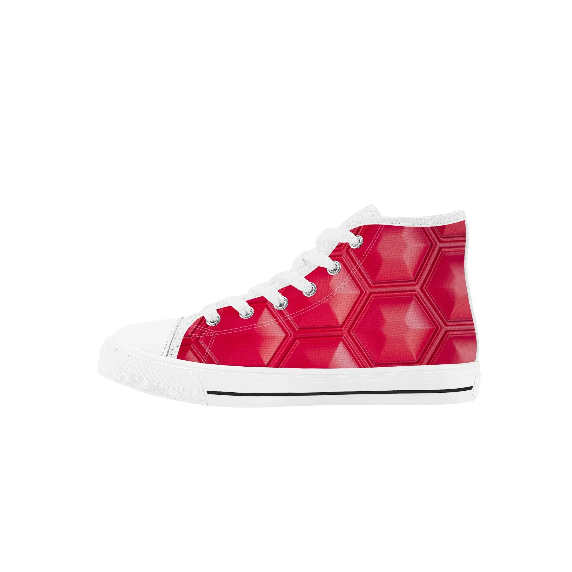 Kids High Top Sneakers - Pink