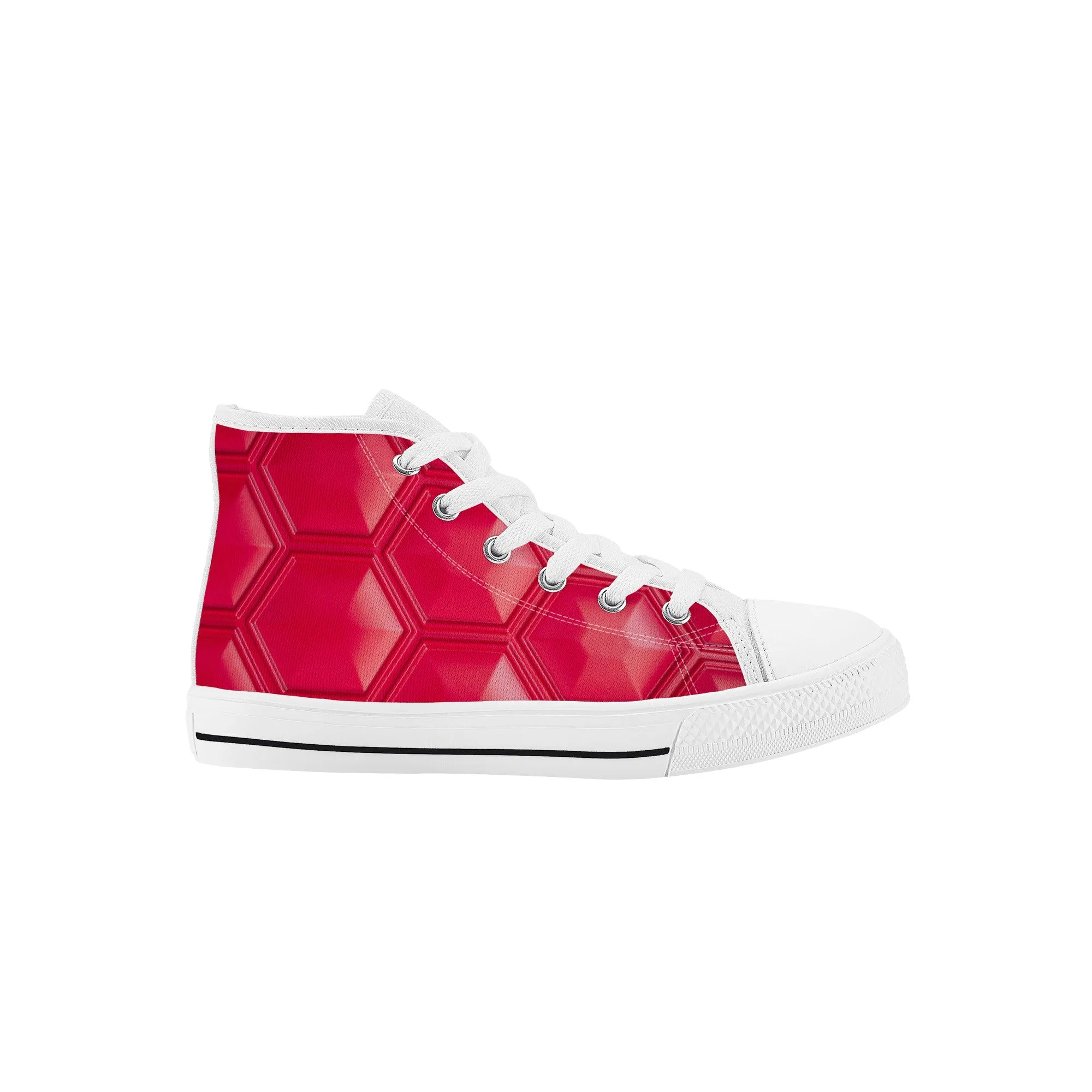 Kids High Top Sneakers - Pink