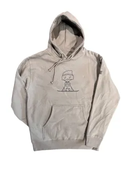 Lil Ripper Snowboarder Hoodie - Cement