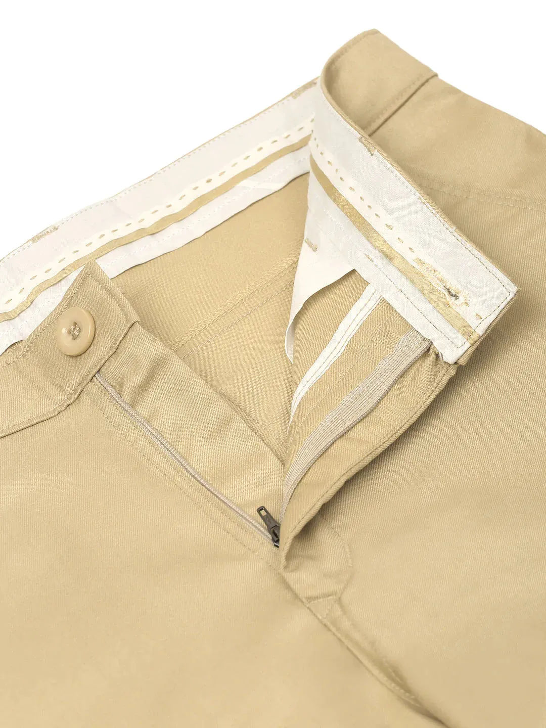 Men'S Casual Cotton Solid Shorts