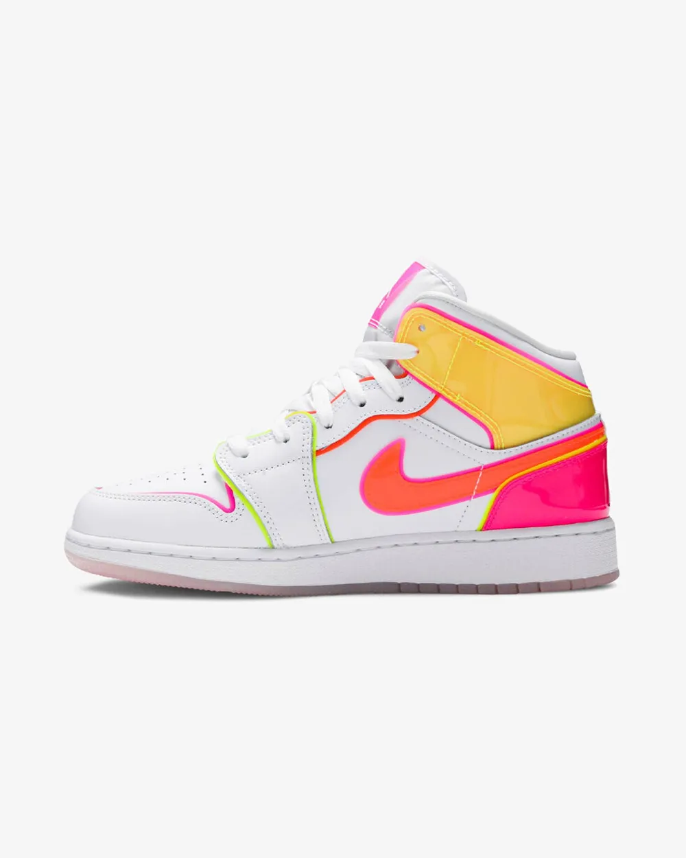 NIKE AIR JORDAN1 MID GS EDGE GLOW (NEW)