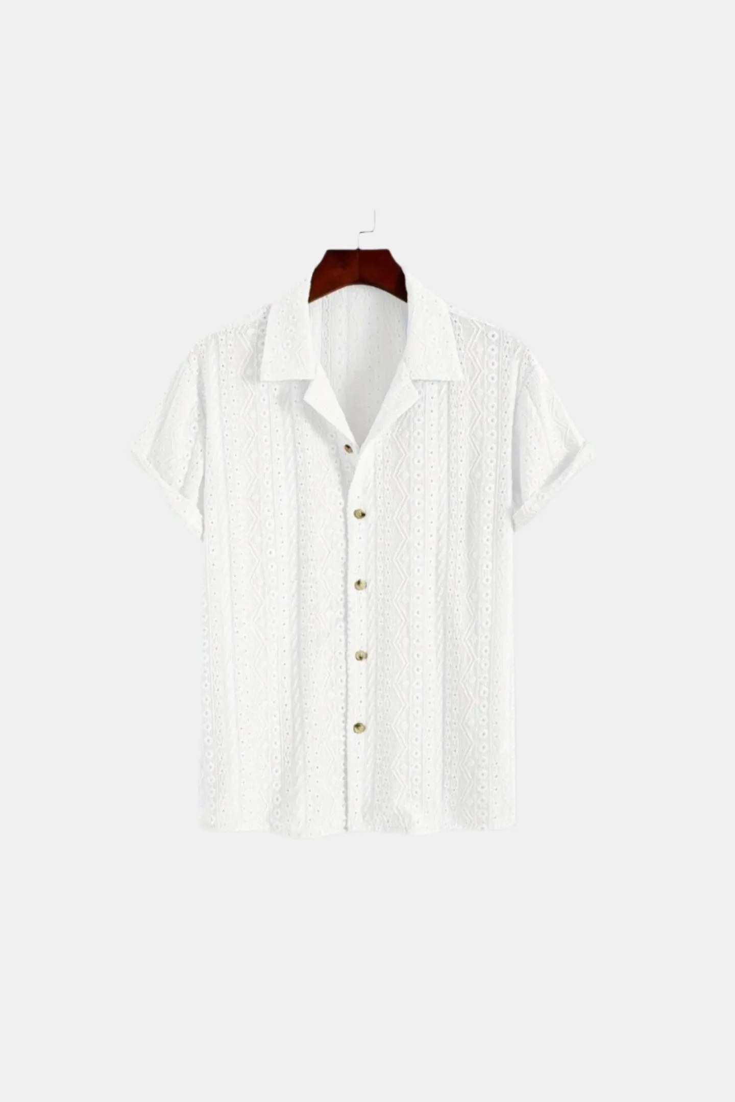 Old Money Patterned Classic Knitted Elegant Summer Polo Shirt