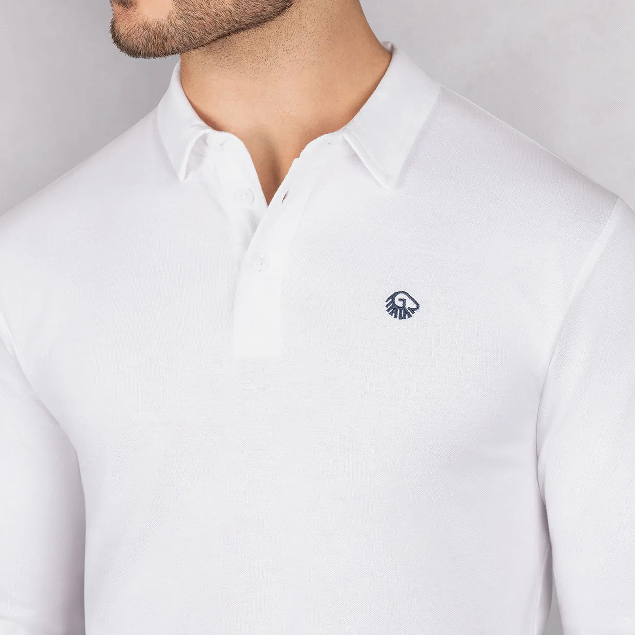 Polo Shirt Organic Cotton Longsleeve Men