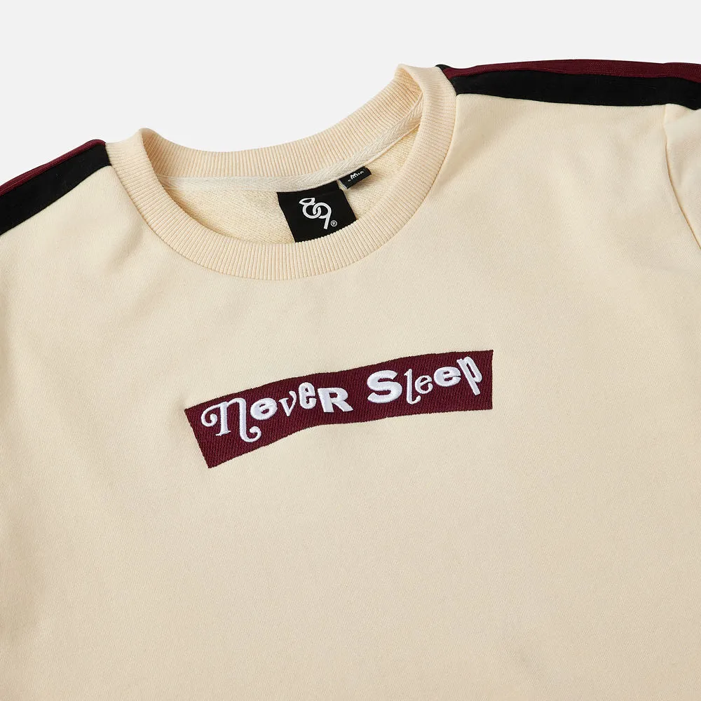 Ransom Terry Crew Shirt Cream