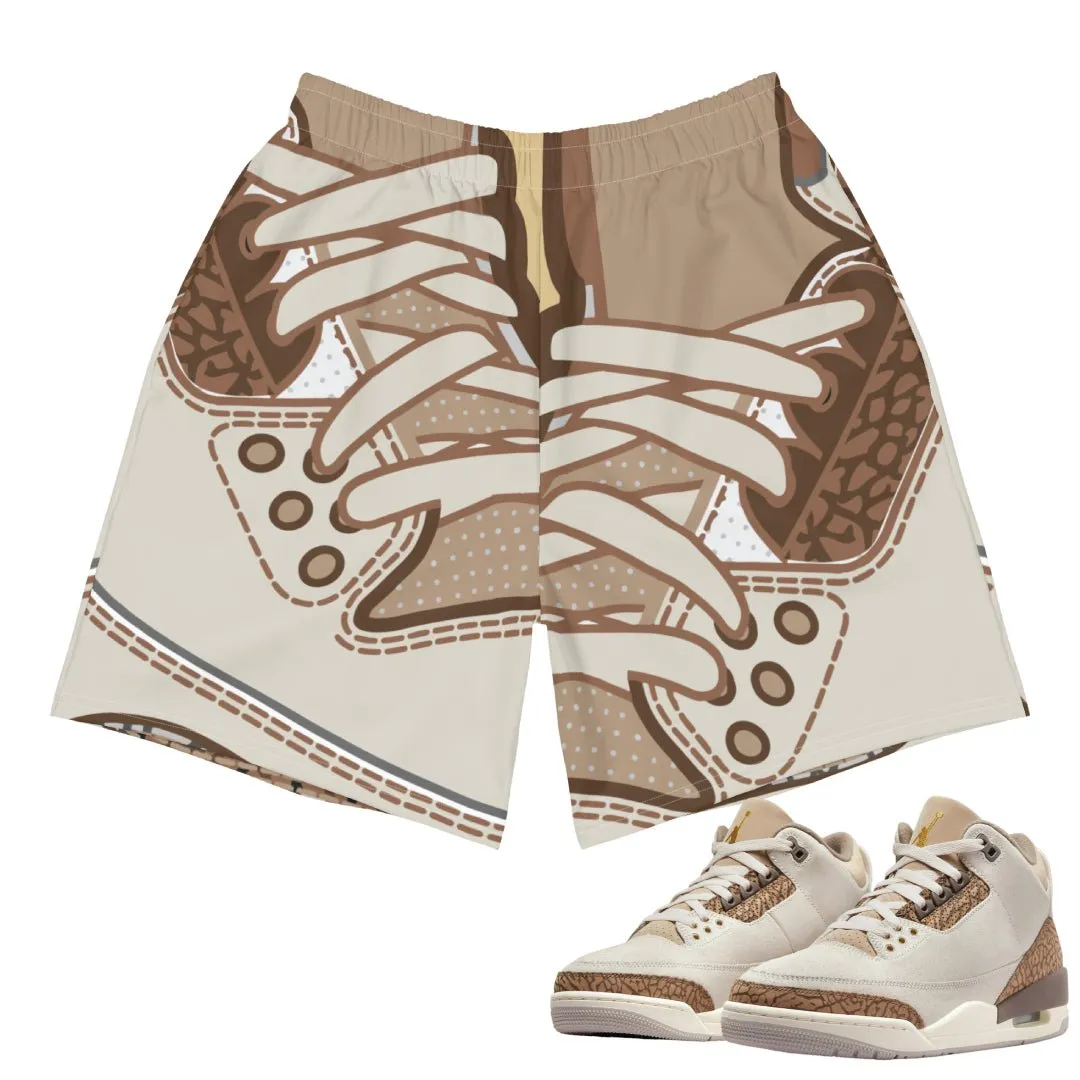 Retro 3 "Orewood Palomino" Athletic Shorts