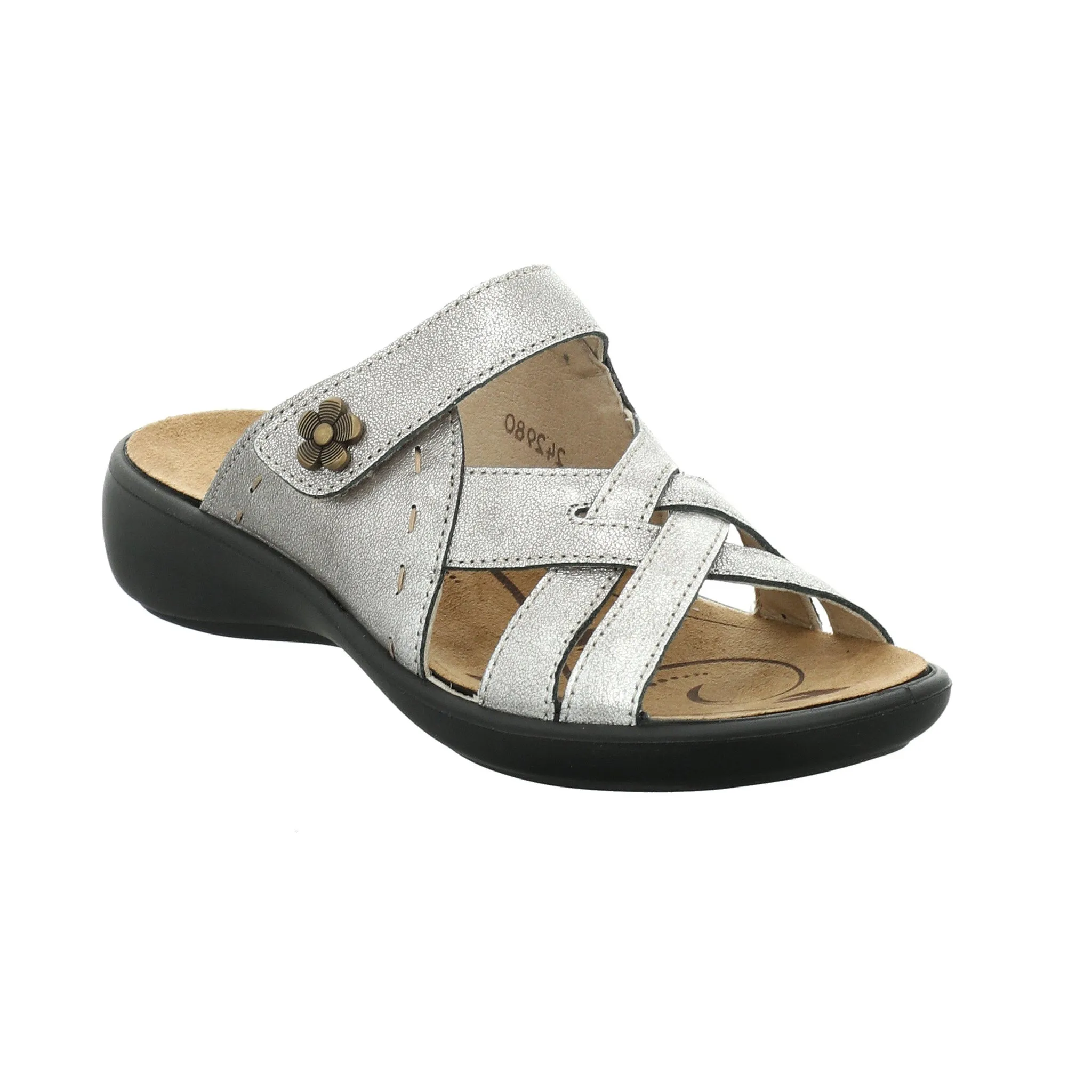 Romika Ibiza 99 Sandal in Platin, Hibiscus, Camel, Black & Dark Blue