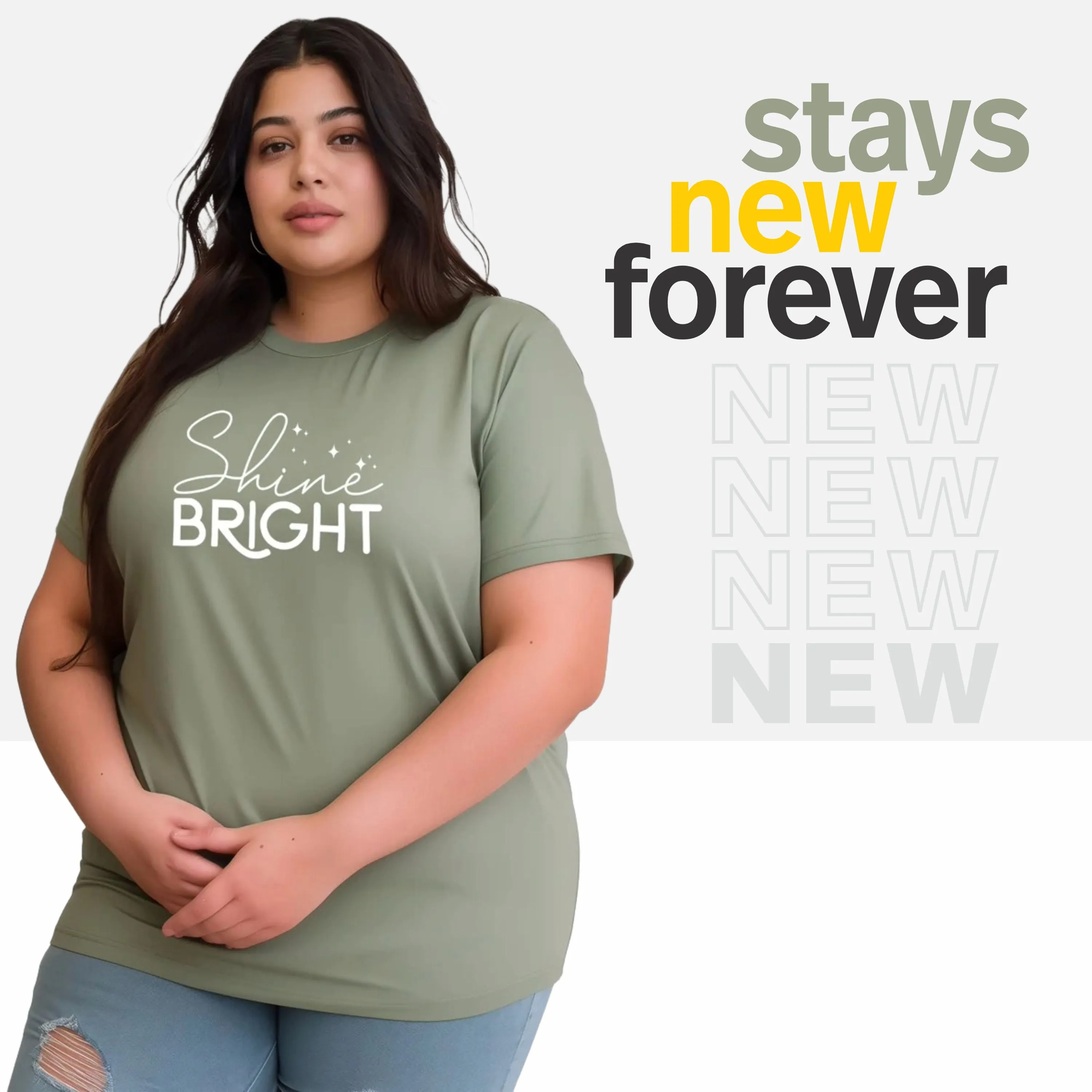 Shine Bright Plus Size Women T-Shirt