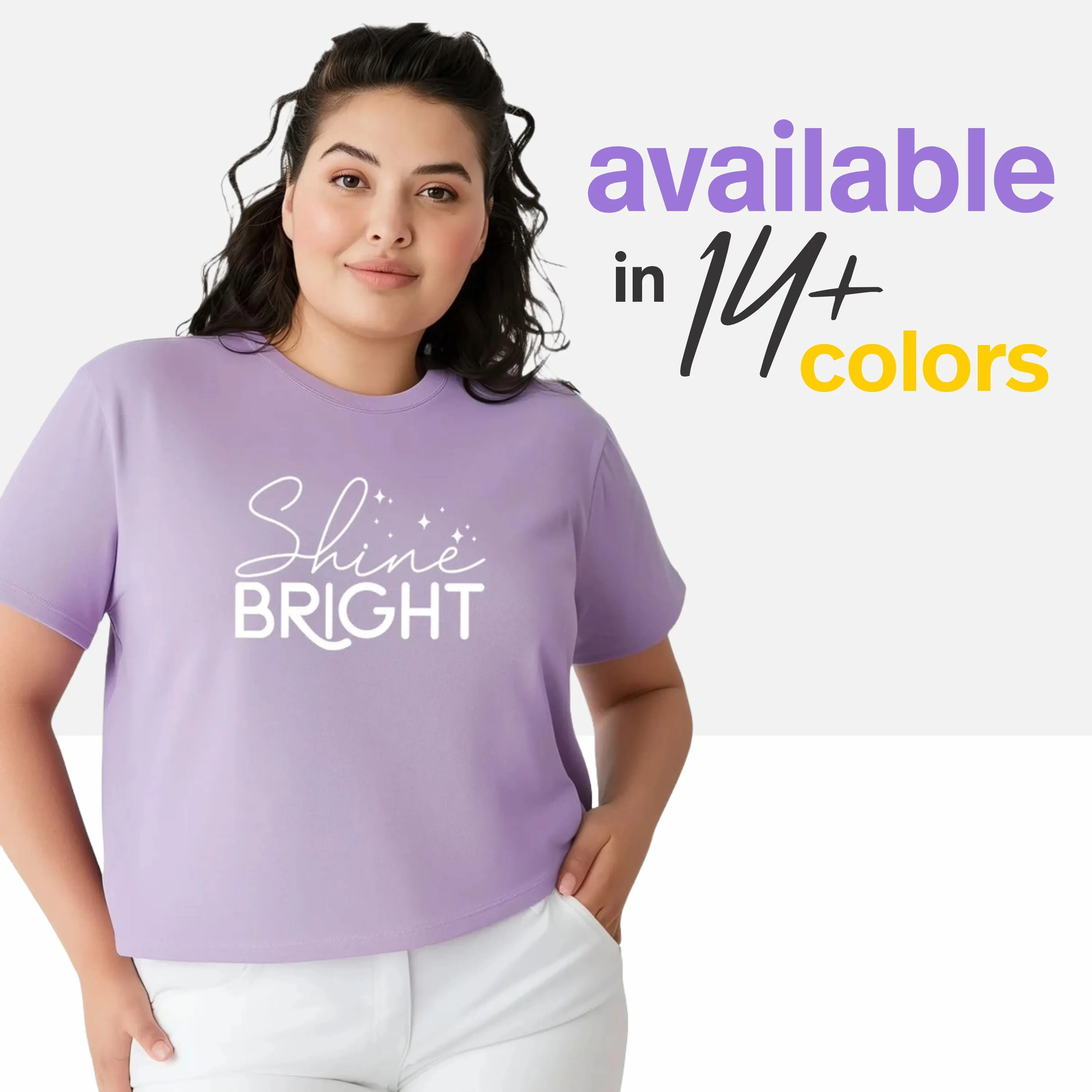 Shine Bright Plus Size Women T-Shirt