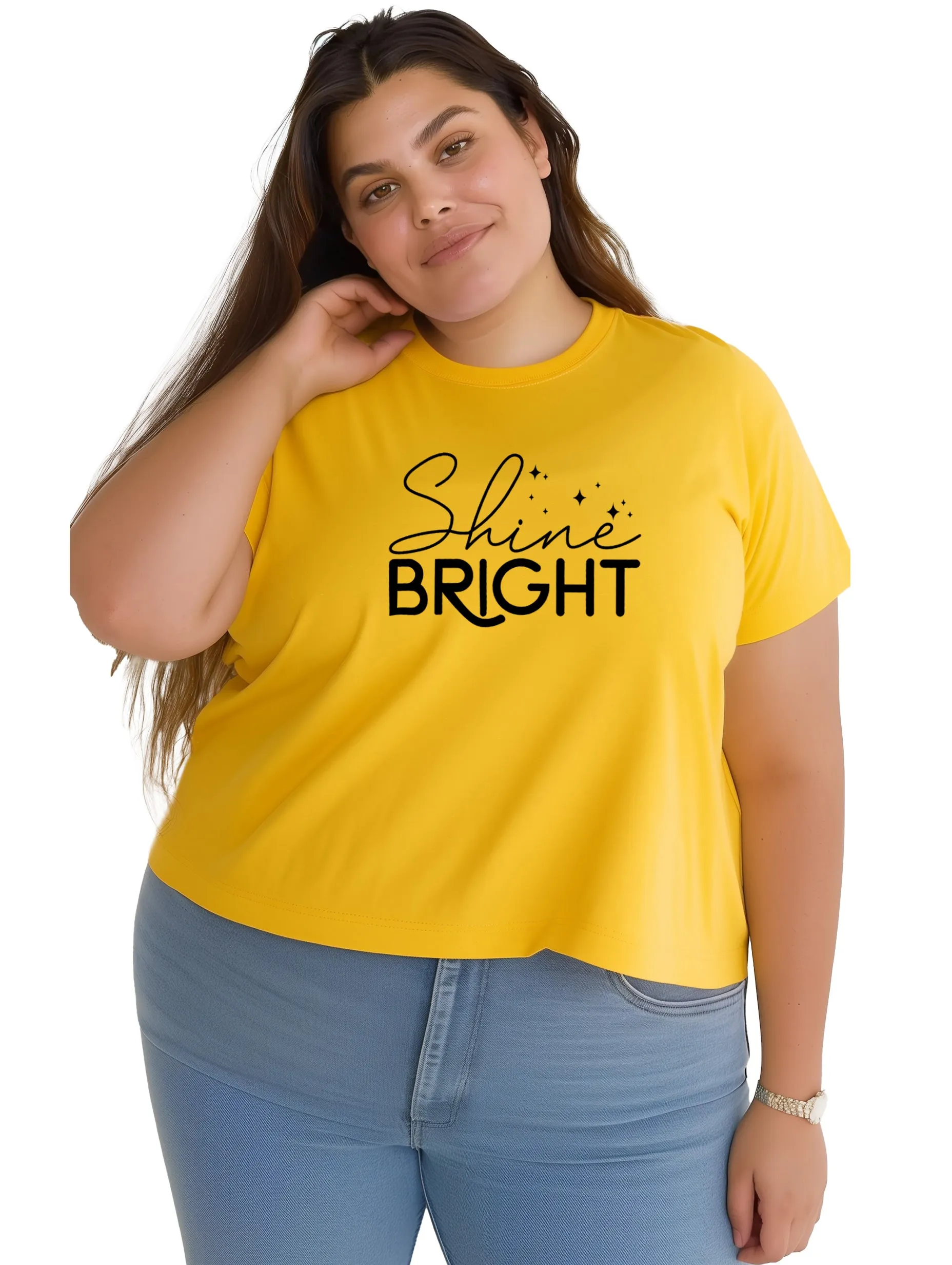 Shine Bright Plus Size Women T-Shirt