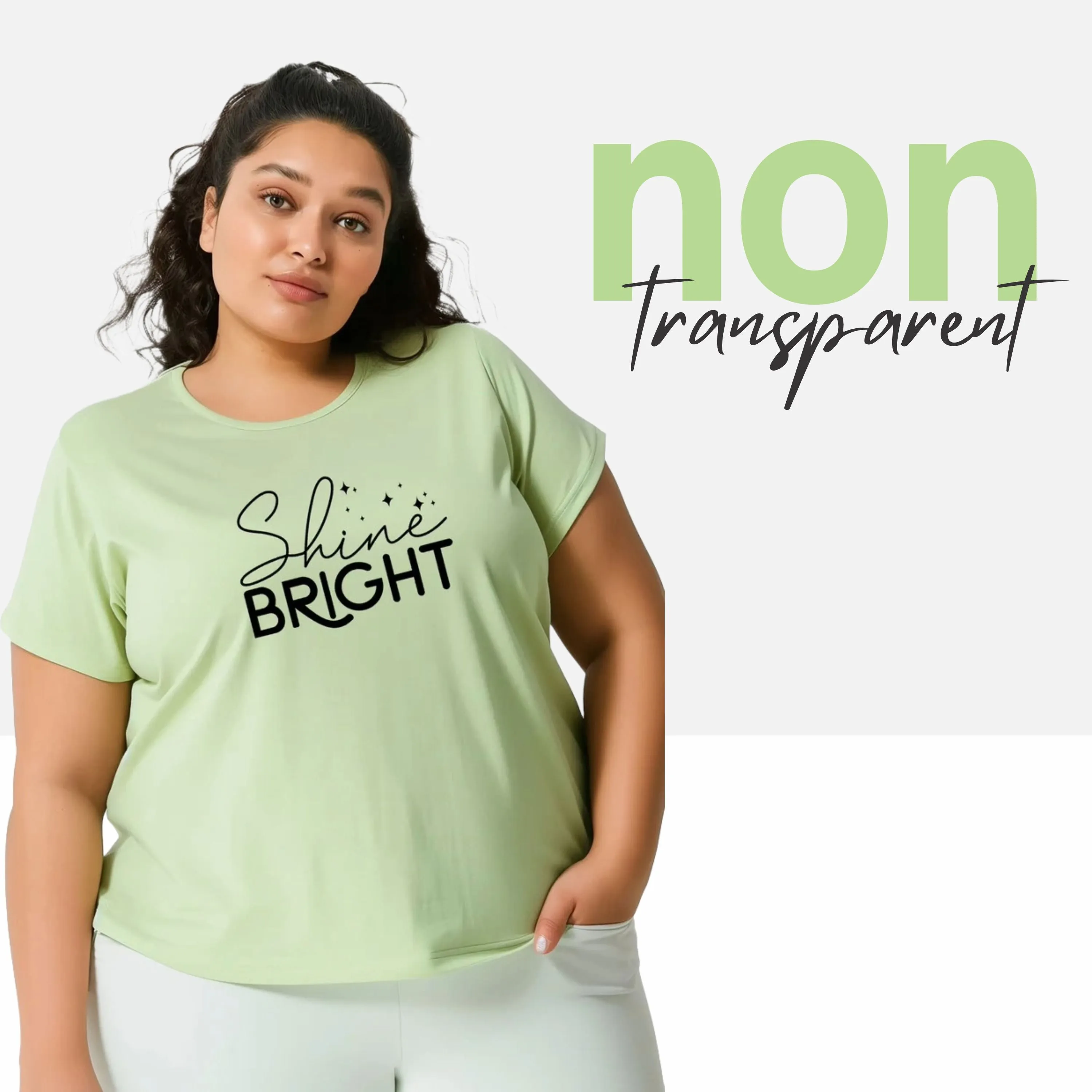 Shine Bright Plus Size Women T-Shirt