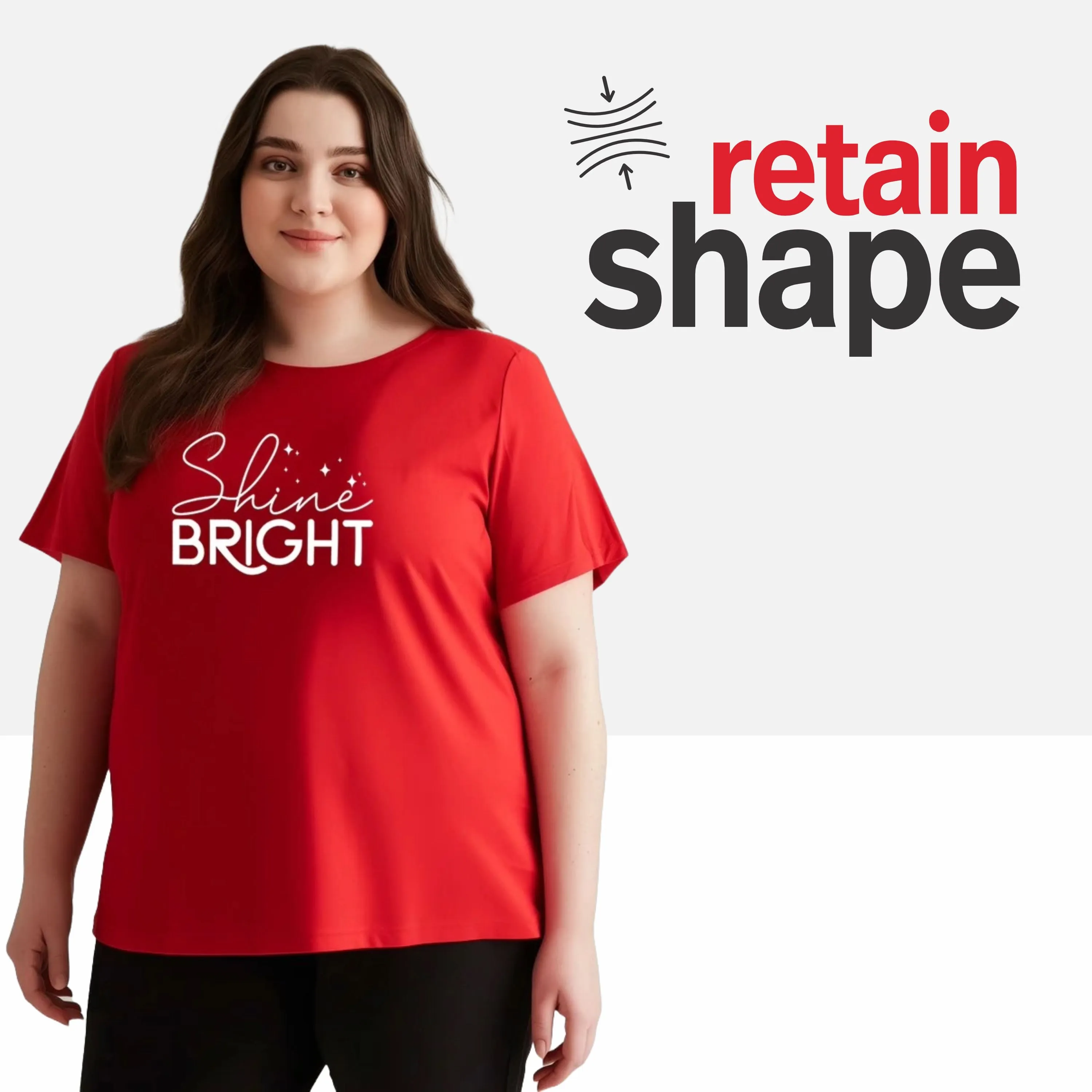 Shine Bright Plus Size Women T-Shirt