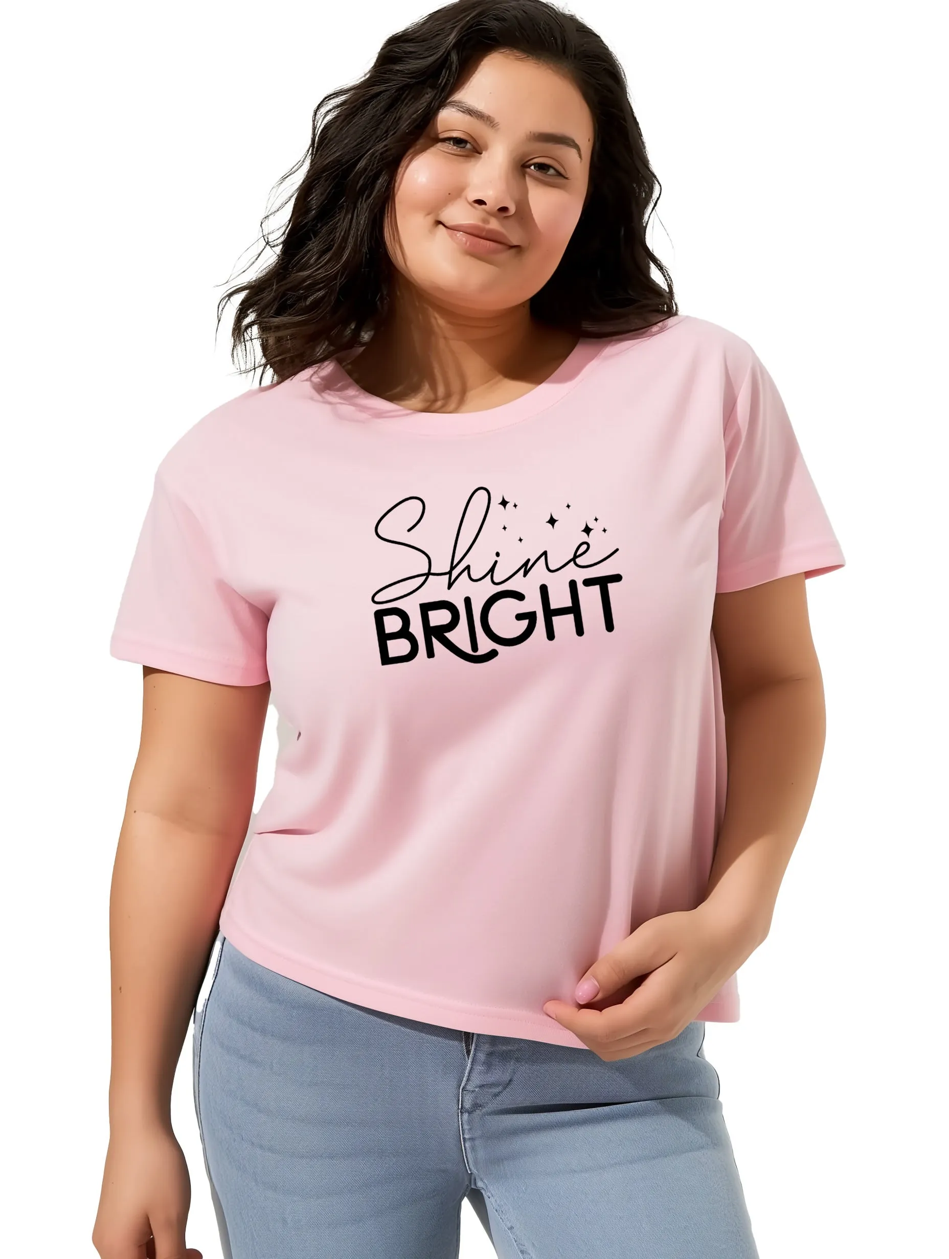 Shine Bright Plus Size Women T-Shirt