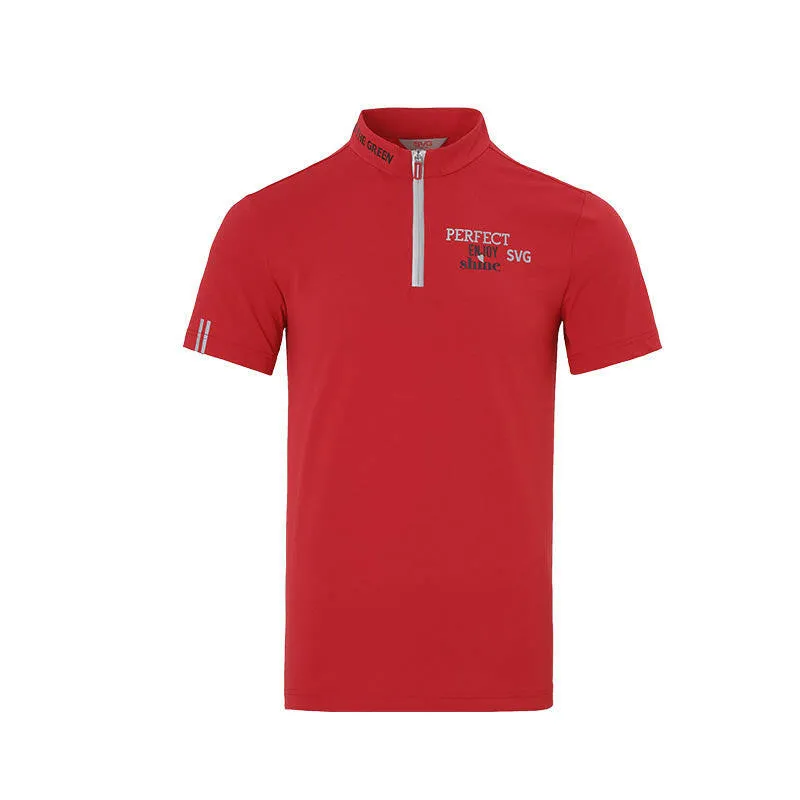 SVG Golf Men's Stand Collar Polo