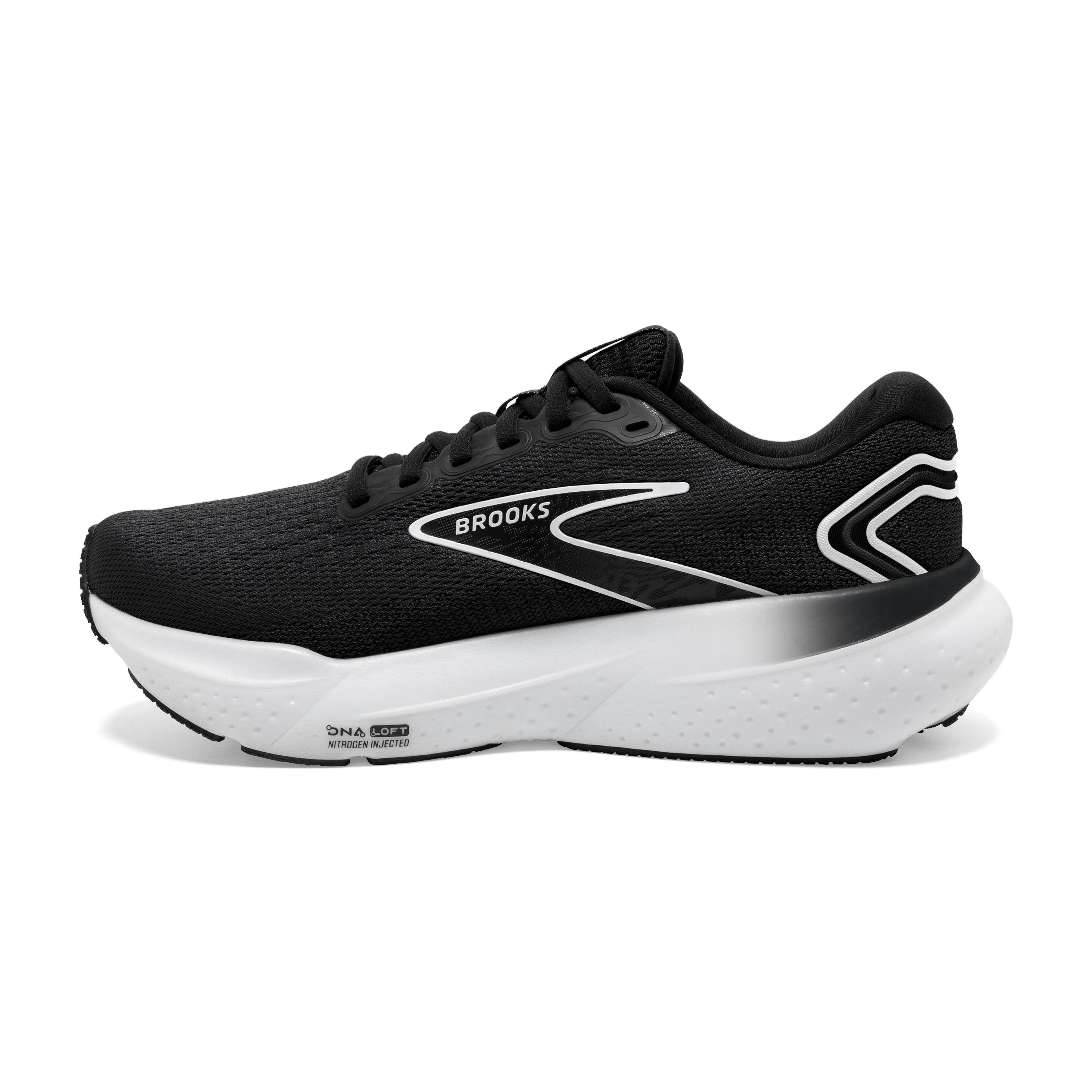 Women's Brooks Glycerin 21 Color: Black / Grey/ White (WIDE WIDTH)