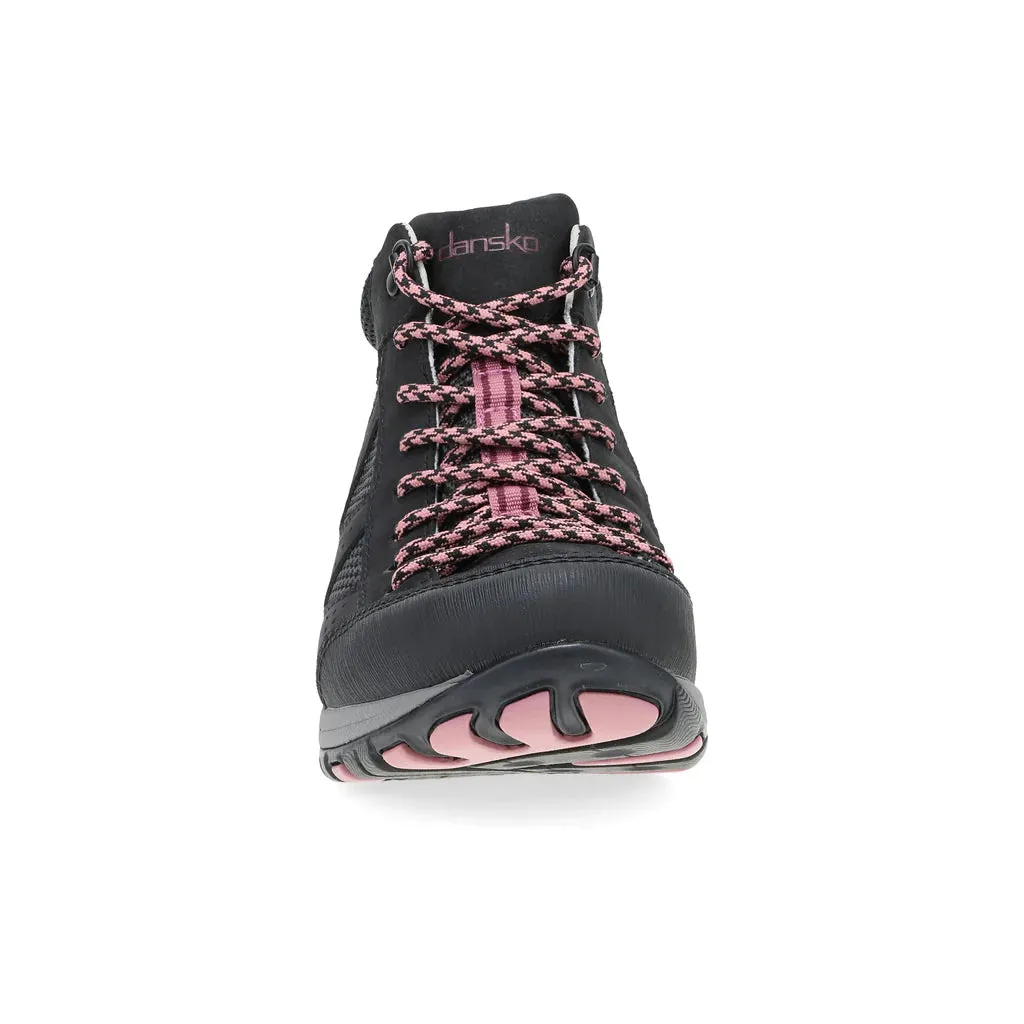 Women's Dansko Perrin Color: Black Milled Nubuck Boot